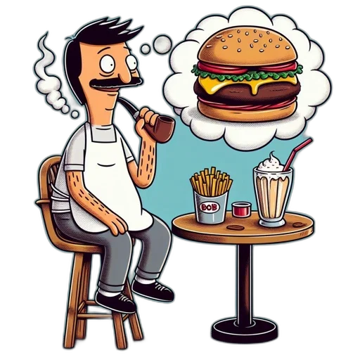 food, robot, cartoon, pixel art transparent PNG cut-out