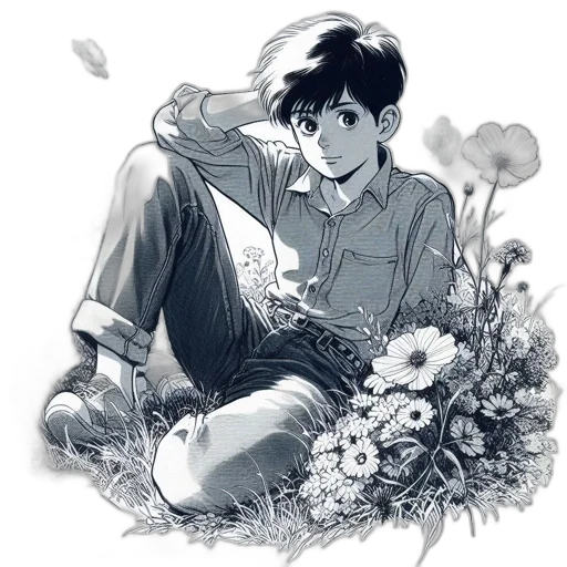 flower, creature, anime, concept art transparent PNG cut-out