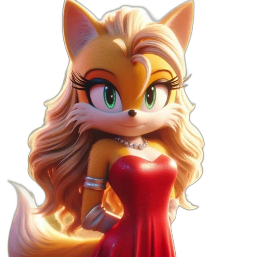 dress, staff, animal, cartoon transparent PNG cut-out