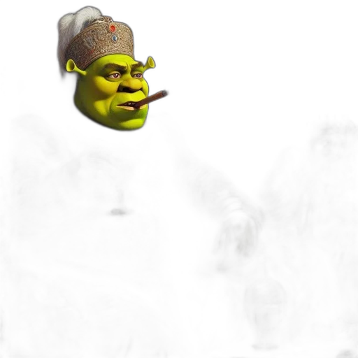 face, mask, creature, staff transparent PNG cut-out