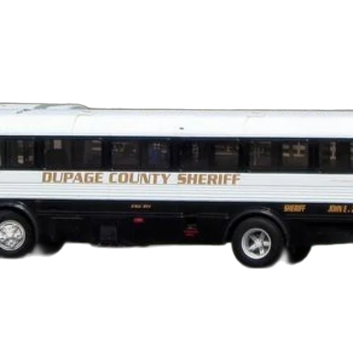 black, white, bus, dupage transparent PNG cut-out