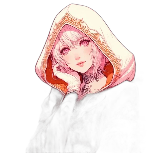 dress, hat, face, crown transparent PNG cut-out