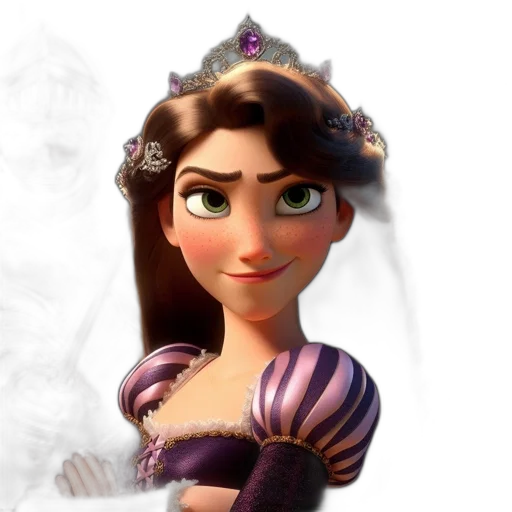 crown, dress, jewelry, face transparent PNG cut-out