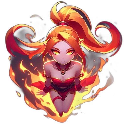 staff, hair, weapon, pixel art transparent PNG cut-out
