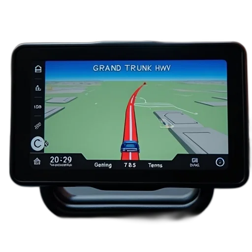 digital, gps, device, displays transparent PNG cut-out