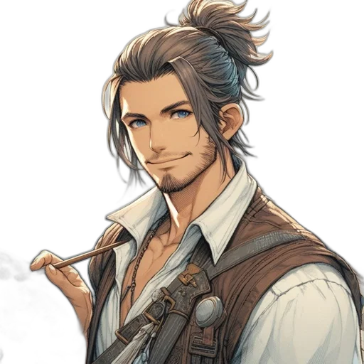 staff, concept art, fantasy art, anime transparent PNG cut-out