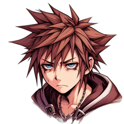 face, staff, anime, pixel art transparent PNG cut-out