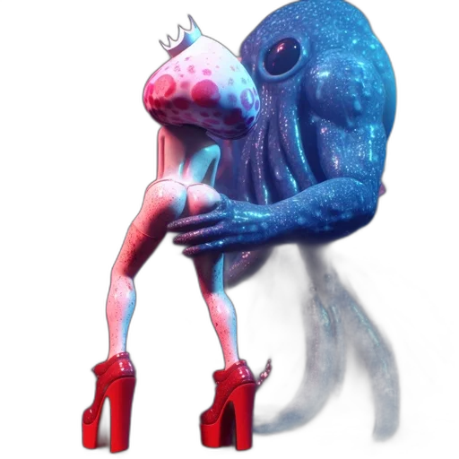 creature, dress, robot, shoes transparent PNG cut-out