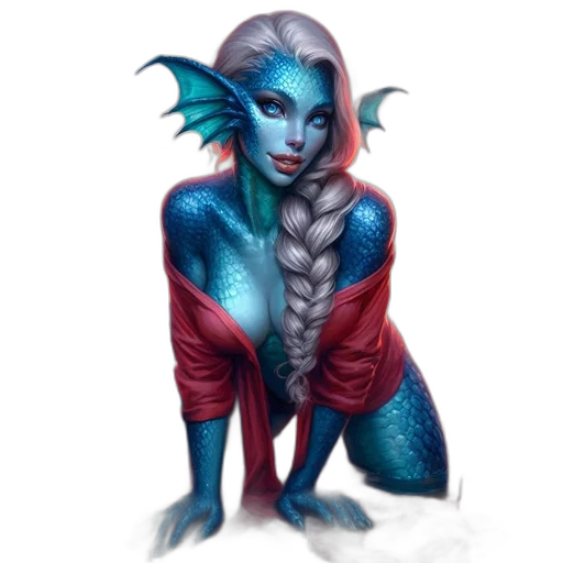 creature, fantasy art, concept art, comic book art transparent PNG cut-out