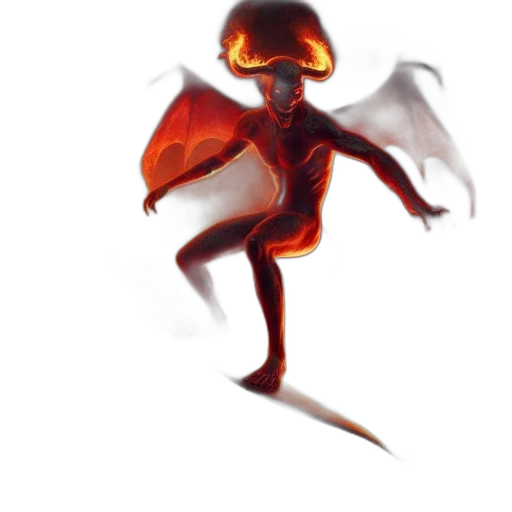 dragon, creature, staff, mask transparent PNG cut-out