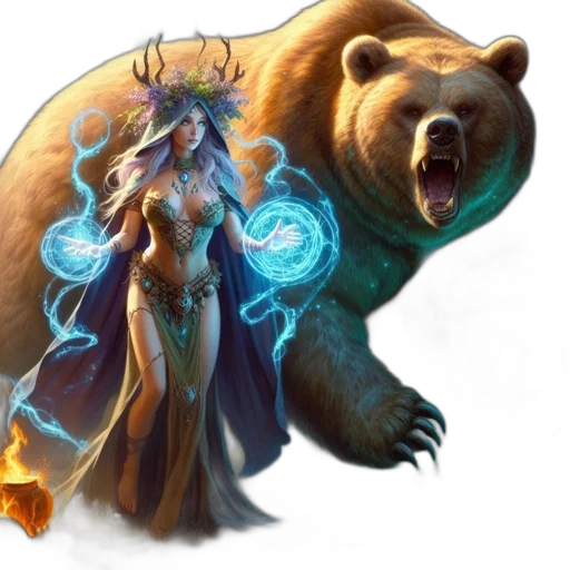fantasy art, concept art, comic book art, pixel art transparent PNG cut-out
