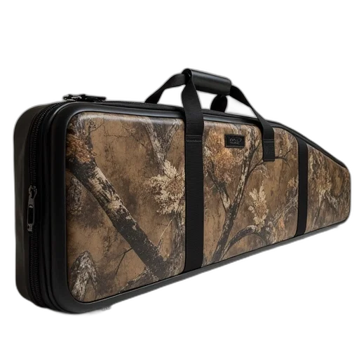 camo, shotgun, case, brown transparent PNG cut-out