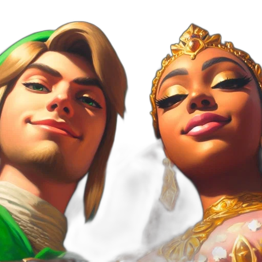 crown, face, concept art, 3d render transparent PNG cut-out