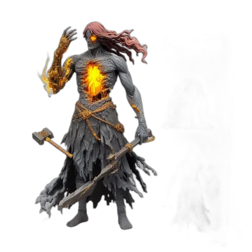 staff, creature, mask, weapon transparent PNG cut-out