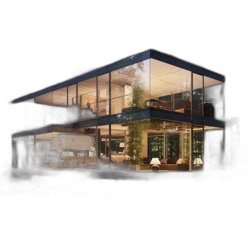building, 3d render, photorealistic, concept art transparent PNG cut-out