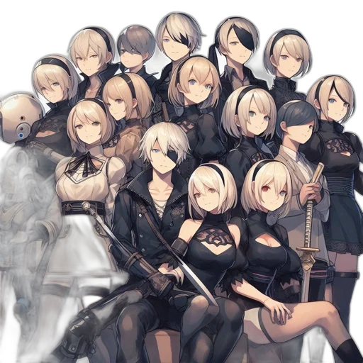 weapon, staff, mask, robot transparent PNG cut-out