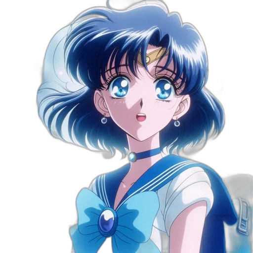 face, dress, staff, anime transparent PNG cut-out