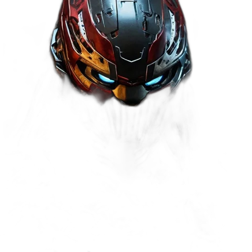 mask, robot, hat, weapon transparent PNG cut-out