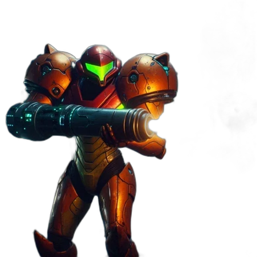 robot, weapon, staff, sword transparent PNG cut-out
