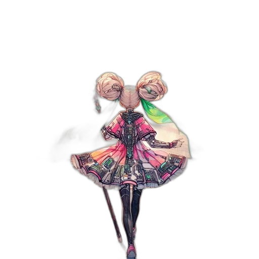 dress, mask, robot, umbrella transparent PNG cut-out