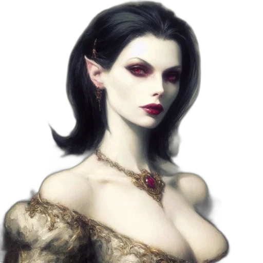 jewelry, face, fantasy art, concept art transparent PNG cut-out