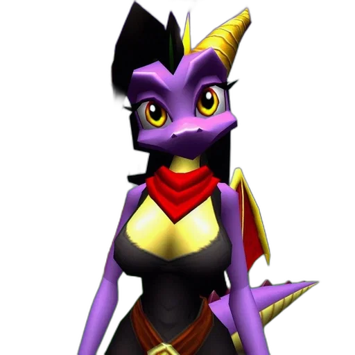 dragon, staff, mask, 3d render transparent PNG cut-out