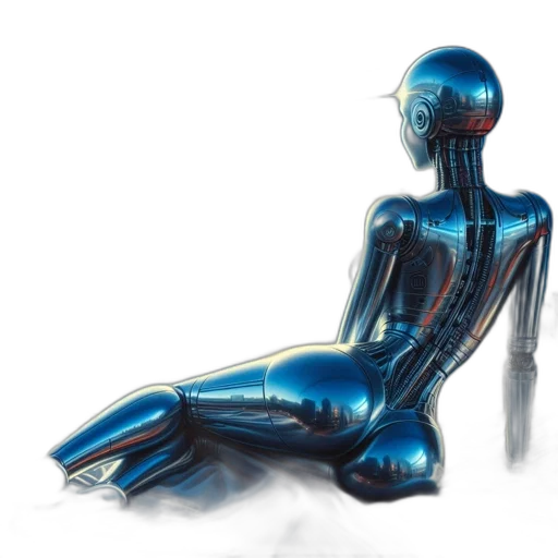 robot, furniture, concept art, cyberpunk transparent PNG cut-out