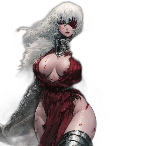 dress, fantasy art, concept art, comic book art transparent PNG cut-out