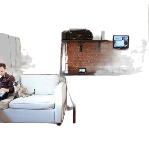 furniture, robot, concept art, 3d render transparent PNG cut-out