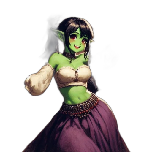 staff, dress, fantasy art, concept art transparent PNG cut-out