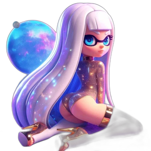 dress, staff, robot, weapon transparent PNG cut-out