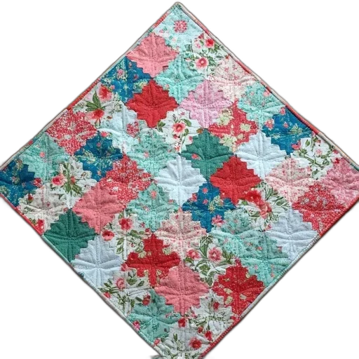 colorful, patchwork, quilt, various transparent PNG cut-out