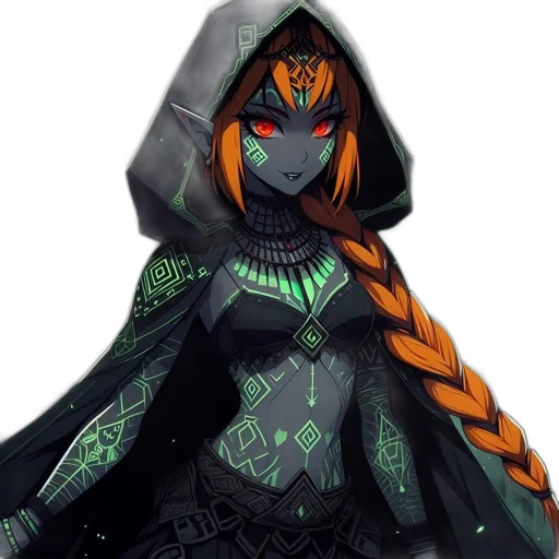 mask, jacket, staff, concept art transparent PNG cut-out