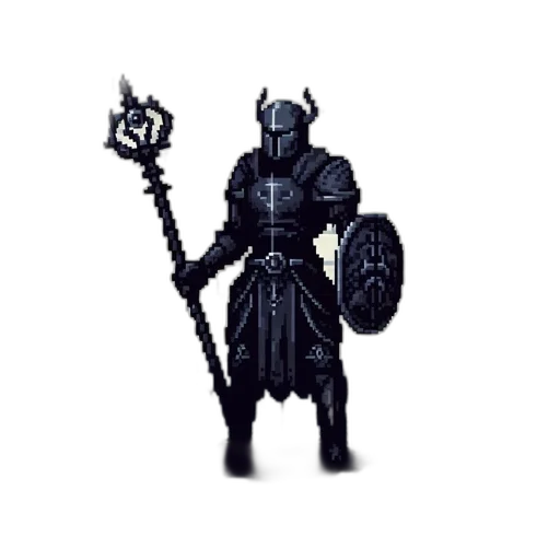 sword, staff, weapon, robot transparent PNG cut-out
