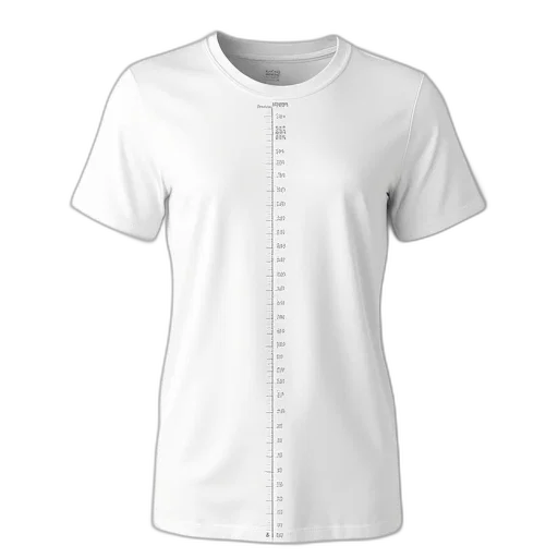 dress, white, shirt, measurement transparent PNG cut-out