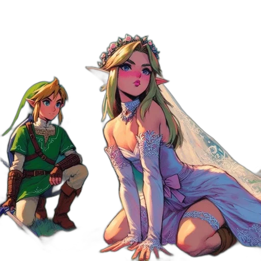 dress, sword, crown, weapon transparent PNG cut-out
