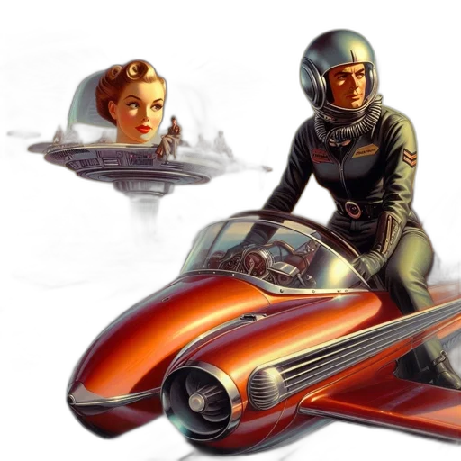 car, concept art, comic book art, photorealistic transparent PNG cut-out