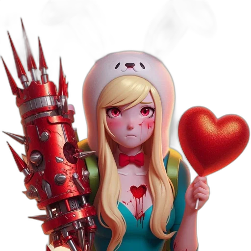 staff, weapon, robot, fantasy art transparent PNG cut-out