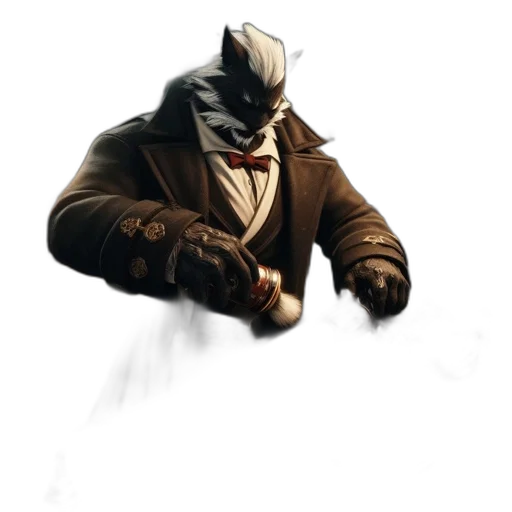 mask, jacket, face, creature transparent PNG cut-out