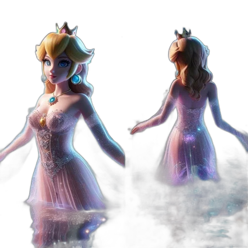 dress, crown, mask, concept art transparent PNG cut-out