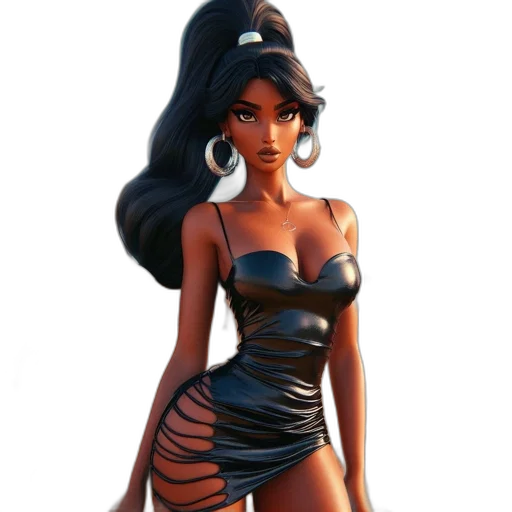 dress, concept art, fantasy art, 3d render transparent PNG cut-out