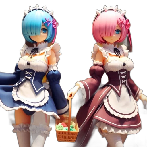 3d render, concept art, anime, fantasy art transparent PNG cut-out