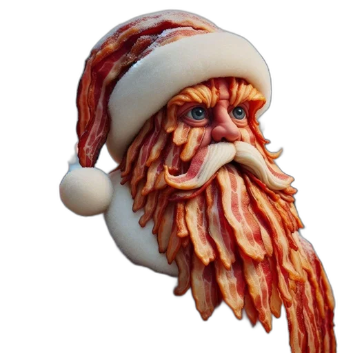 hat, food, 3d render, photorealistic transparent PNG cut-out