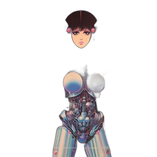 robot, creature, weapon, mask transparent PNG cut-out