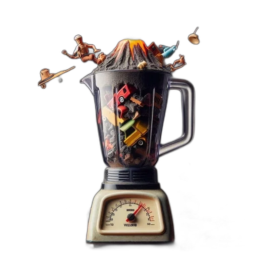 robot, crown, bottle, food transparent PNG cut-out