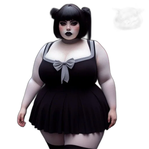 dress, creature, concept art, 3d render transparent PNG cut-out
