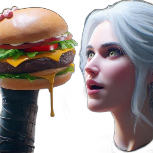 food, robot, face, concept art transparent PNG cut-out