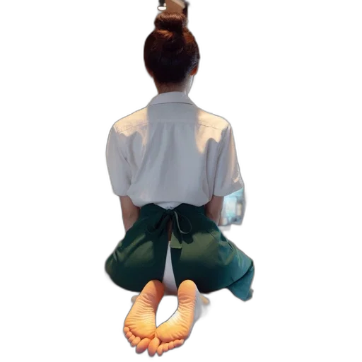 shoes, staff, umbrella, jacket transparent PNG cut-out