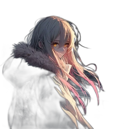 face, jacket, creature, weapon transparent PNG cut-out