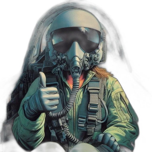 jacket, mask, face, weapon transparent PNG cut-out
